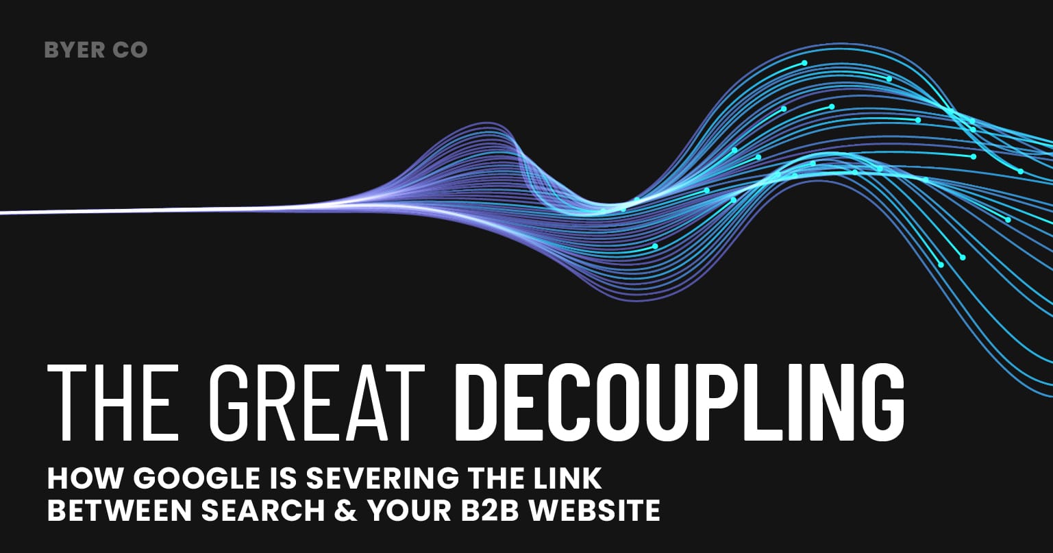 The Great Decoupling: Impressions Without Clicks