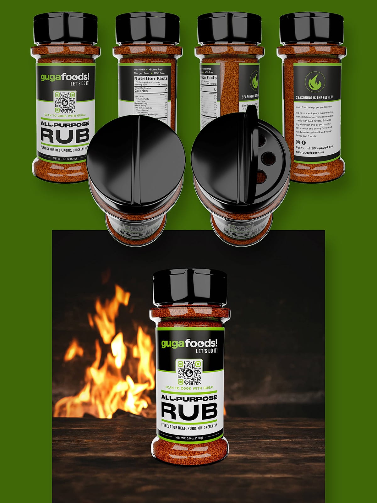 All Purpose Rub 3D Model