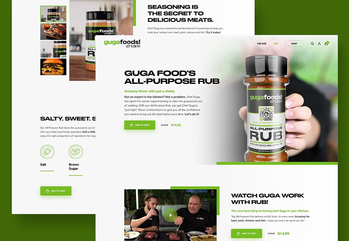 Guga Foods Website