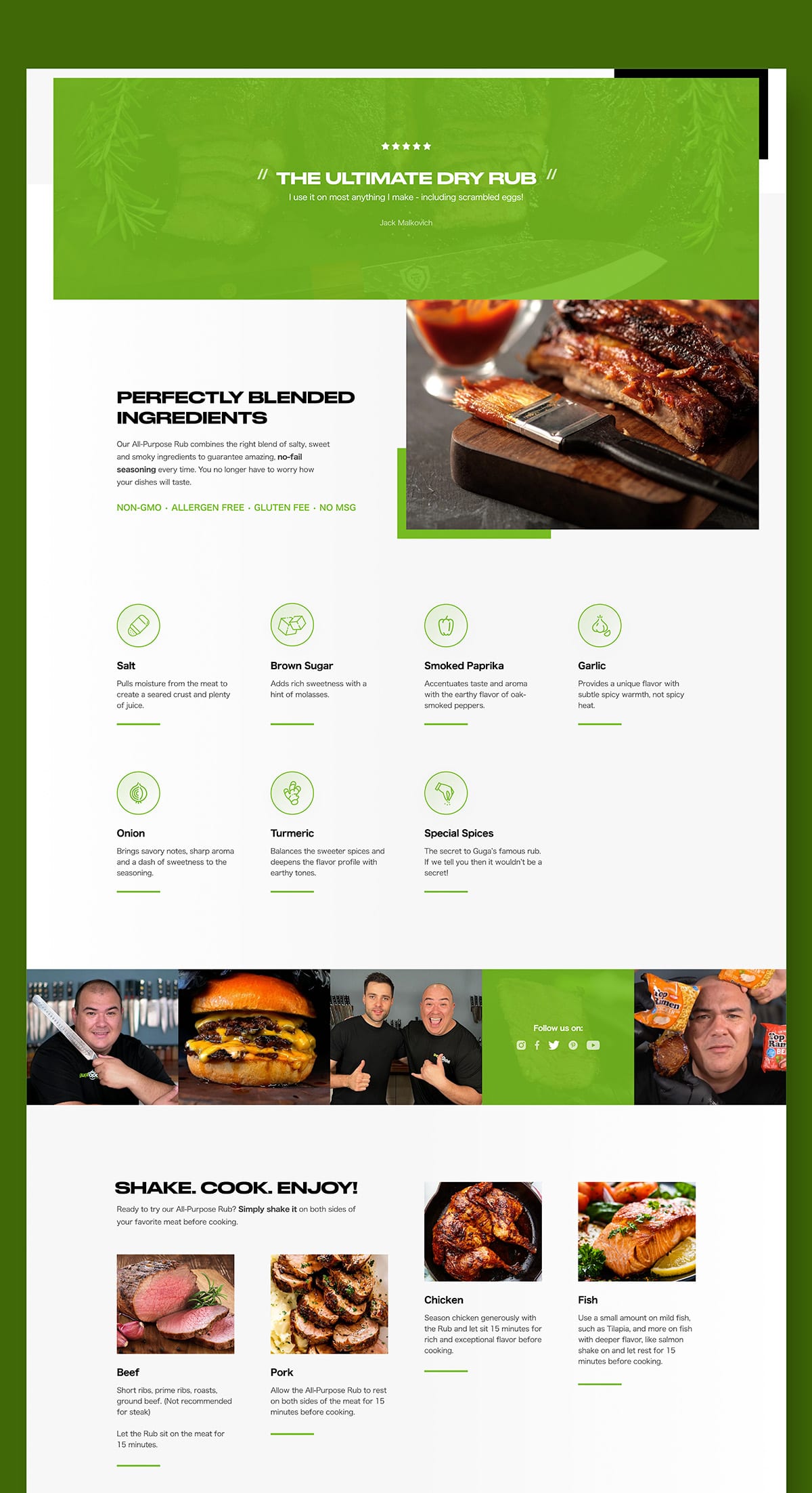 Guga Foods Homepage