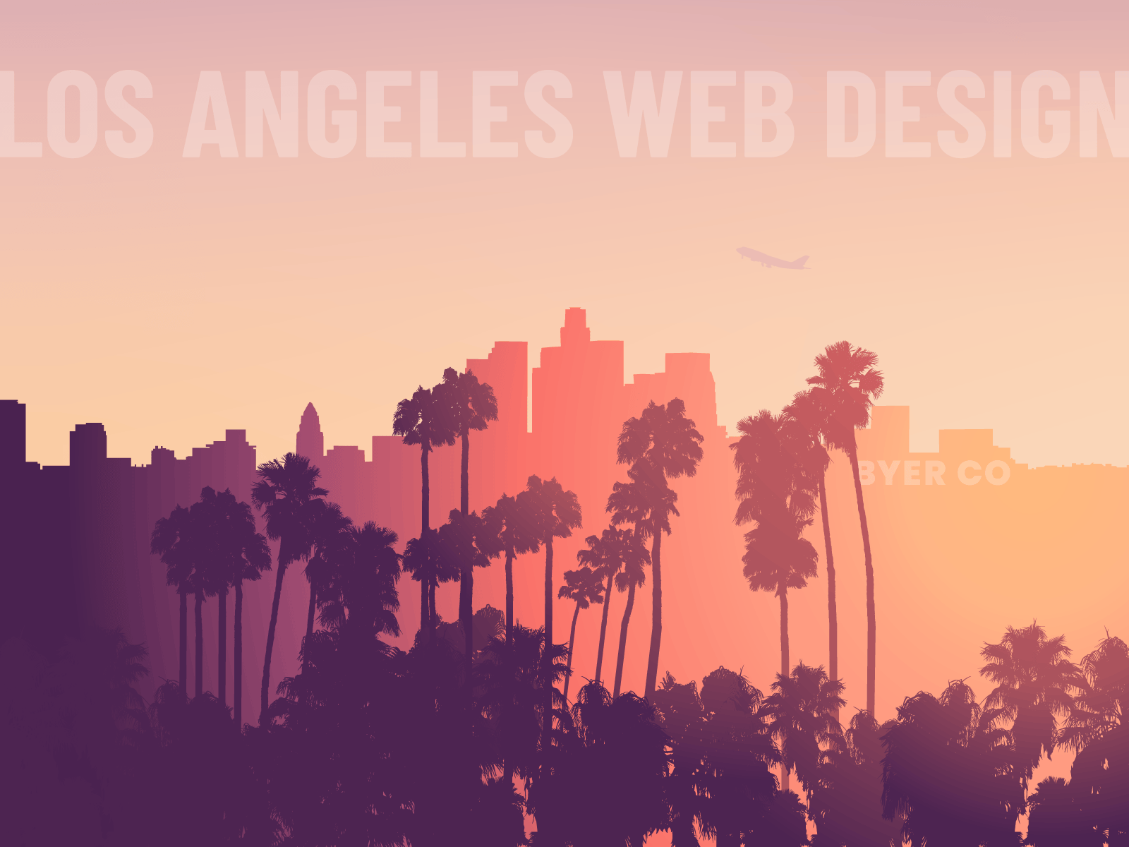 Los Angeles skyline representing the vast digital marketing opportunity